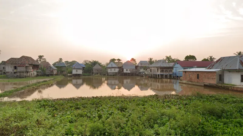 Palembang Swamp Stilt Houses
