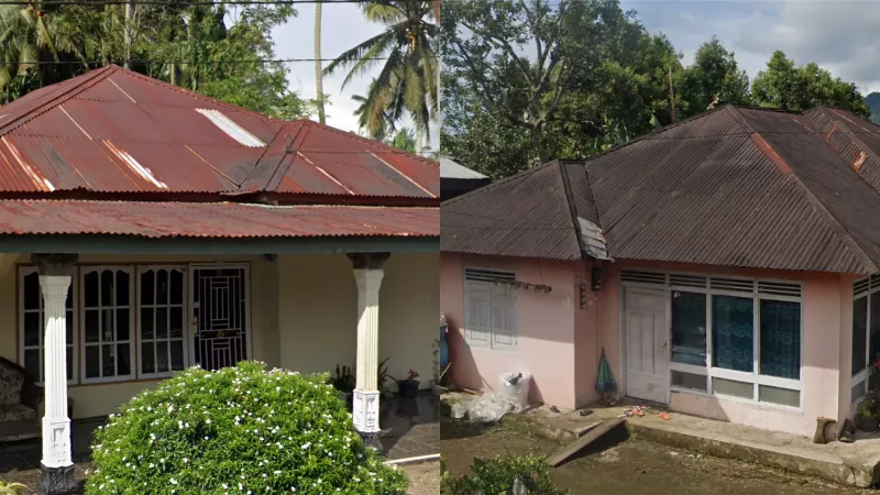 Flat Rusty Roofs